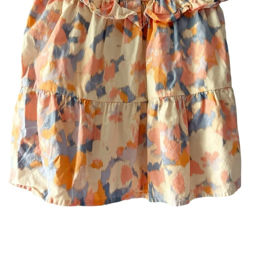 Baby‎ GAP Toddler Tiered Ruffle Dress with Floral Design Sz 2